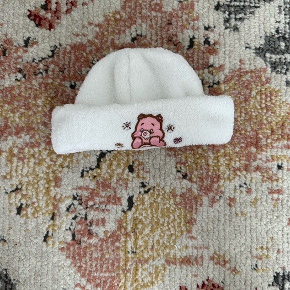 Y2K Care Bears Baby Infant Winter Beanie Hat Cap Like New Condition - Picture 11 of 16